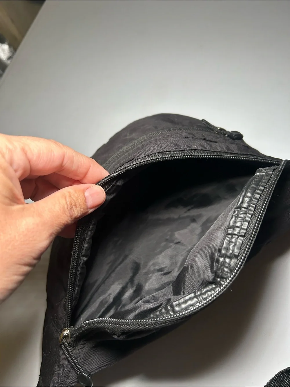 Chums Black Waist Pack Fanny Pack Trailway Hiking Outdoor Camp Active Waist bag